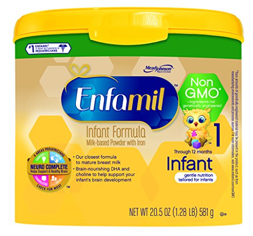 0300875116913 - ENFAMIL INFANT NON-GMO BABY FORMULA, 20.5 OZ. TUB (PACK OF 4)