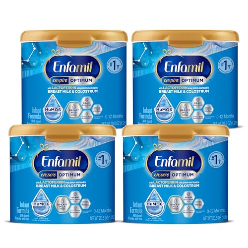 0300875117491 - ENFAMIL ENSPIRE BABY FORMULA WITH IMMUNE-SUPPORTING LACTOFERRIN, BRAIN BUILDING DHA, 5 NUTRIENT BENEFITS IN 1 FORMULA, OUR CLOSEST FORMULA TO BREAST MILK, REUSABLE TUB, 20.5 OZ (PACK OF 4)