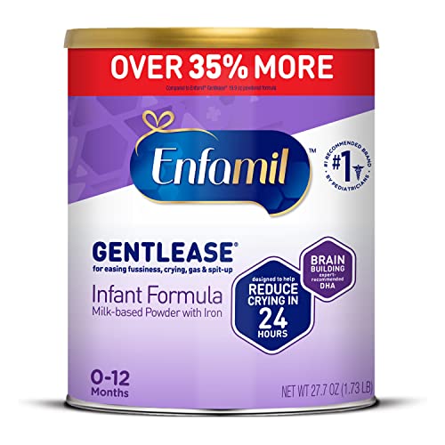 0300875121252 - ENFAMIL GENTLEASE SENSITIVE BABY FORMULA GENTLE MILK POWDER 27.7OZ CAN COMPLETE NUTRITION WITH EASY TO DIGEST PROTEINS, OMEGA 3 DHA, IRON & IMMUNE & BRAIN SUPPORT (PACKAGE MAY VARY)