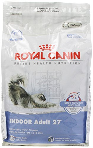 0301116280844 - ROYAL CANIN DRY CAT FOOD, INDOOR ADULT 27 FORMULA, 7-POUND BAG