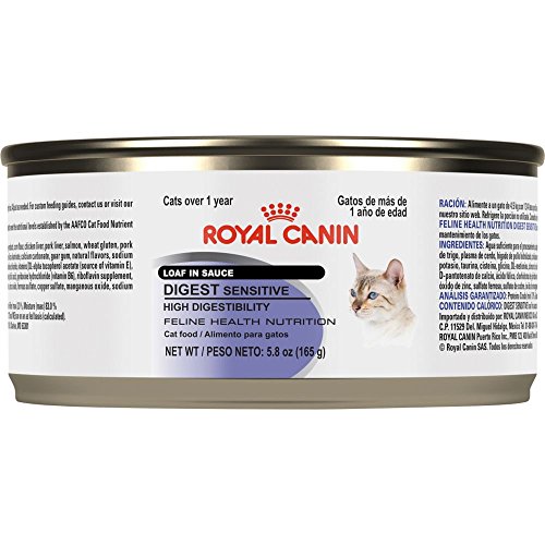 0030111911261 - ROYAL CANIN FELINE HEALTH NUTRITION DIGEST SENSITIVE LOAF IN SAUCE CANNED CAT FO