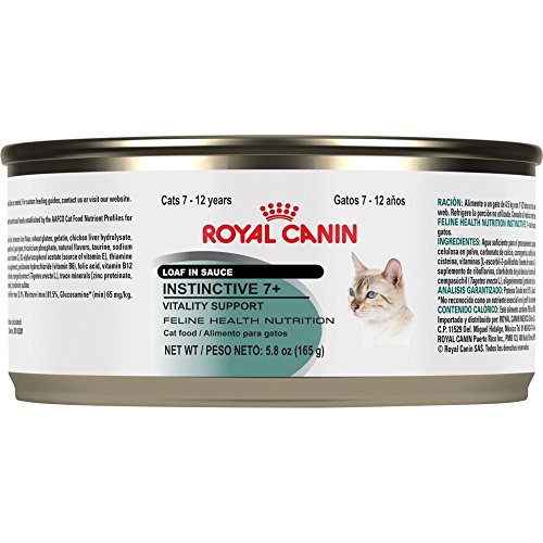 0030111911360 - ROYAL CANIN FELINE HEALTH NUTRITION INSTINCTIVE 7+ LOAF IN SAUCE CANNED CAT FOOD, 5.8-OUNCE, 24-PACK
