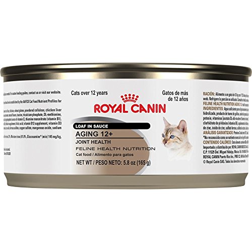 0030111911469 - ROYAL CANIN FELINE HEALTH NUTRITION AGING 12+ LOAF IN SAUCE CANNED CAT FOOD, 5.8-OUNCE, 24-PACK