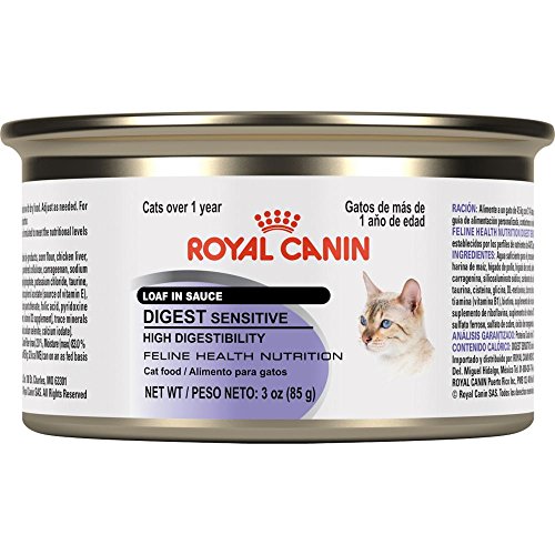 0030111911568 - ROYAL CANIN FELINE HEALTH NUTRITION DIGEST SENSITIVE LOAF IN SAUCE CANNED CAT FO