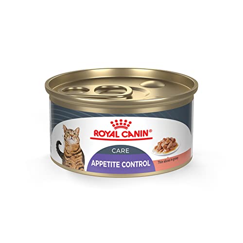 0030111935533 - ROYAL CANIN FELINE CARE NUTRITION APPETITE CONTROL THIN SLICES IN GRAVY WET CAT FOOD, 3 OZ CANS