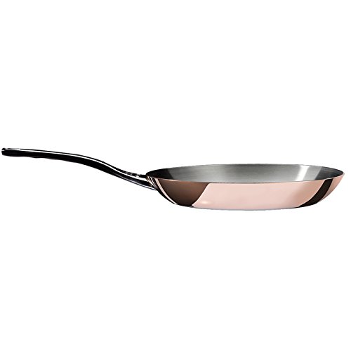 3011246224287 - DEBUYER PRIMA MATERA 11-INCH FRYPAN, COPPER, STAINLESS STEEL