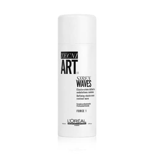 0000030160163 - LORÉAL PROFESSIONNEL SIREN WAVES | FOR ALL HAIR TYPES | CURL-ENHANCING CREAM | DEFINES WAVES AND CURLS | PROVIDES LIGHT HOLD | 5.1 FL. OZ.
