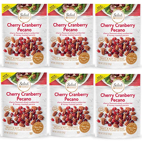 0030243696036 - SALAD PIZAZZ SALAD TOPPINGS, CHERRY CRANBERRY PECANO, 3.75-OUNCE (PACK OF 6)