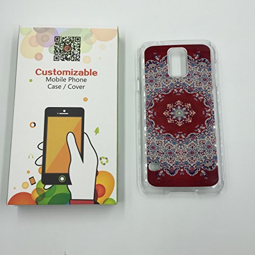 3027632114070 - NADA BRAHMA PATTERN SAMSUNG GALAXY S5 HARD SHELL WITH TRANSPARENT EDGES COVER CASE BY LILYSHOUSE