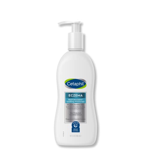 0302990115048 - CETAPHIL RESTORADERM SOOTHING MOISTURIZER, FOR ECZEMA PRONE SKIN, 10 FL OZ, FOR DRY, ITCHY, IRRITATED SKIN, 24HR HYDRATION, NO ADDED FRAGRANCE, DOCTOR RECOMMENDED SENSITIVE SKINCARE BRAND