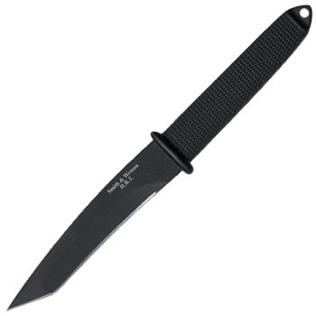 3040012967158 - SMITH & WESSON SWHRT7T H.R.T. FULL TANG FIXED BLADE KNIFE, BLACK