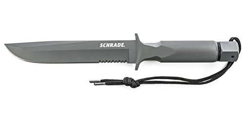 3040013482230 - SCHRADE SCHF2 EXTREME SURVIVAL STEEL SPECIAL FORCES FIXED BLADE KNIFE WITH NYLON SHEATH