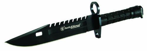 3040013554982 - SMITH & WESSON SW3B SPECIAL OPS M-9 BAYONET SPECIAL FORCE KNIFE, BLACK