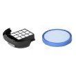 0003040870015 - HOOVER HEPA EXHAUST 411018001 AND 304087001 BLUE CIRCULAR WASHABLE PRIMARY FILTER KIT FOR ELITE REWIND AND WHOLE HOUSE BAGLESS UPRIGHTS. OEM HOOVER FILTERS