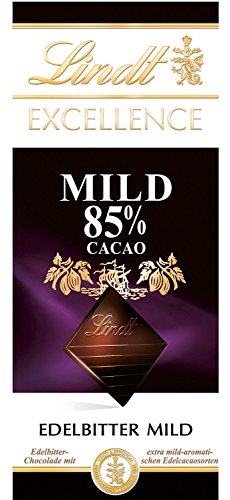 3046920029681 - LINDT EXCELLENCE 85% CACAO DARK CHOCOLATE MILD (4 X 100G)