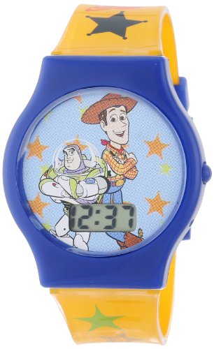 0030506249603 - DISNEY KIDS' TY1095 TOY STORY WATCH WITH YELLOW PLASTIC BAND