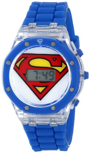 0030506301066 - SUPERMAN KIDS' SUP4014 ANALOG DISPLAY ANALOG QUARTZ BLUE WATCH