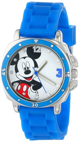 0030506340263 - DISNEY KIDS' MK1266 WATCH WITH BLUE RUBBER BAND