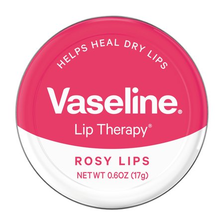 0305210536494 - VASELINE LIP THERAPY LIP BALM TIN, ROSY LIPS, 0.6 OUNCE (PACK OF 2)