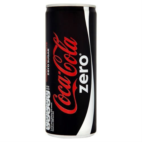 3064574839562 - COCA-COLA ZERO 250ML SOFT DRINK CASE OF 24