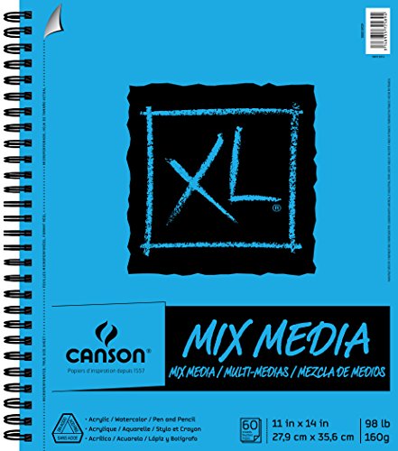 0030674168317 - CANSON 11-INCH BY 14-INCH EXTRA LONG MULTI-MEDIA PAPER PAD, 60-SHEET