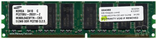 3067980085066 - SAMSUNG 512MB DDR PC2700 CL2.5