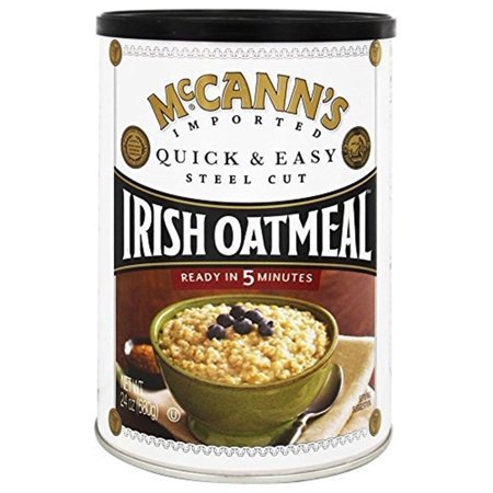 0030684307553 - MCCANN’S QUICK AND EASY STEEL CUT OATS, 12 CANISTERS (24 OZ EACH)