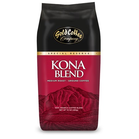 0030684842474 - HAWAIIAN GOLD KONA GROUND COFFEE, 10 OZ (PACK OF 6)