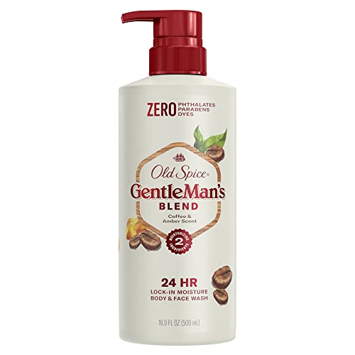 0030772015155 - OLD SPICE MENS BODY WASH GENTLEMANS BLEND COFFEE & AMBER, 16.9 OZ, PACK OF 4