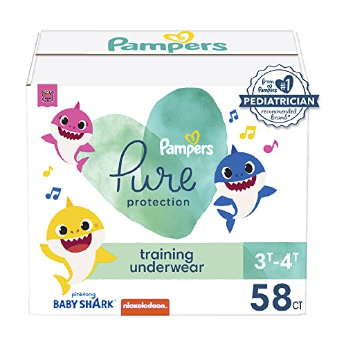 0030772049341 - PAMPERS PURE PROTECTION TRAINING UNDERWEAR SIZE 5 3T-4T 58 COUNT