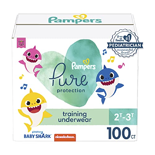 0030772050019 - PAMPERS PURE PROTECTION TRAINING UNDERWEAR SIZE 4 2T-3T 100 COUNT