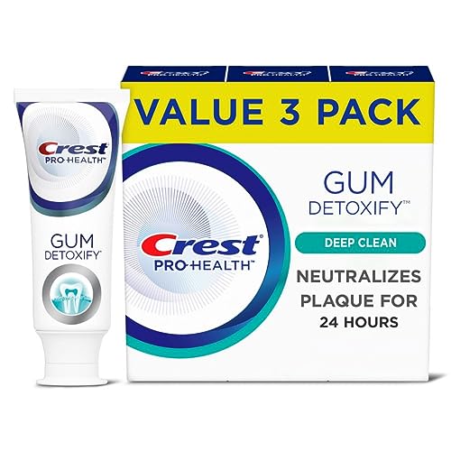 0030772067154 - CREST PRO-HEALTH GUM DETOXIFY TOOTHPASTE, DEEP CLEAN, 3.7 OZ, PACK OF 3