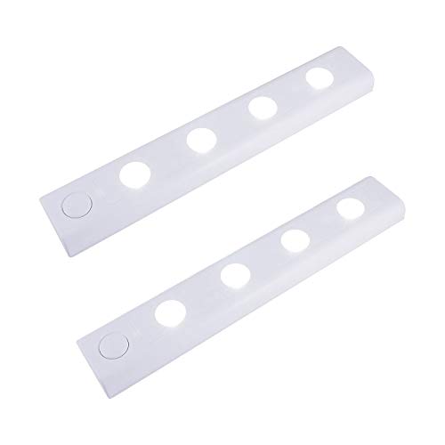 0030878531634 - GE, WHITE, WIRELESS LED LIGHT BAR BATTERY-OPERATED, 2-PACK, IDEAL FOR UNDER CABINET, CLOSET, PANTRY, UTILITY ROOM, GARAGE AND MORE, 12 INCH, 53163