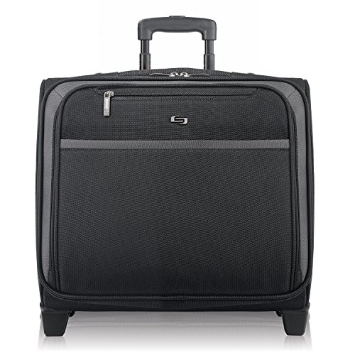 0309180053098 - SOLO 16 LAPTOP ROLLING CASE, OVERNIGHTER SECTION, BLACK, CLA901-4
