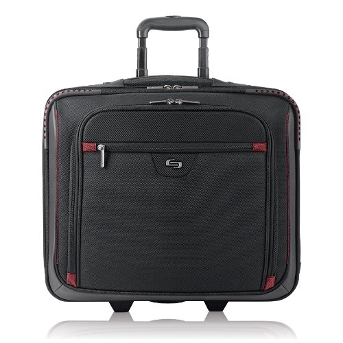 0030918008669 - SOLO STERLING EXECUTIVE ROLLING COMPUTER CASE WITH TELESCOPING HANDLE FOR 16-INCH LAPTOPS (STL905-4)