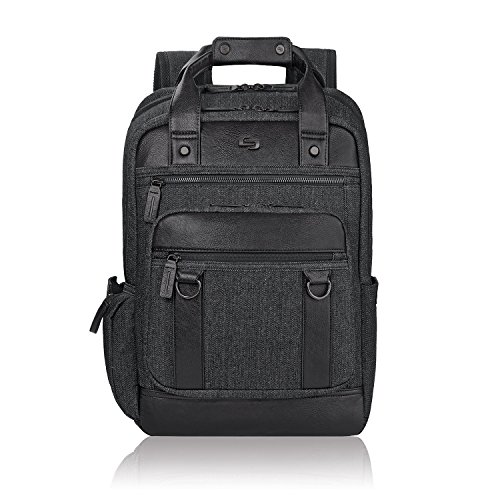 0030918011676 - SOLO SOLO EXECUTIVE BACKPACK WITH PADDED COMPARTMENT FOR LAPTOPS UP TO 15.6-INCHES, BROWN (EXE735-4U2)