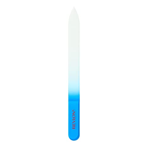 0309970175474 - REVLON BACTERIA SHIELD GLASS NAIL FILE FOR EASY SHAPING AND SMOOTHING, REDUCES NAIL CHIPPING, SELF-CLEAN & FULLY RECYCLABLE WITH ANTIBACTERIAL TECHNOLOGY