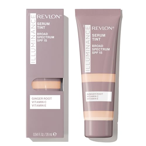 0309970225247 - REVLON ILLUMINANCE TINTED SERUM, TRIPLE HYALURONIC ACID, EVENS OUT SKIN TONE OVER TIME AND HYDRATES ALL DAY, SPF 15, 113 IVORY BEIGE, 0.94 FL OZ.