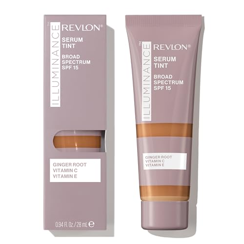 0309970225360 - REVLON ILLUMINANCE TINTED SERUM, TRIPLE HYALURONIC ACID, EVENS OUT SKIN TONE OVER TIME AND HYDRATES ALL DAY, SPF 15, 509 SANDALWOOD, 0.94 FL OZ.