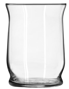 0031009404568 - LIBBEY ADORN HURRICANE VASE/CANDLEHOLDER, 6-INCH TALL, CLEAR, SET OF 4