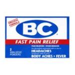 0310158009085 - BC HEADACHE FAST POWDER FOR MINOR BODY ACHES AND FEVER NEW FORMULA 2 POWDERS