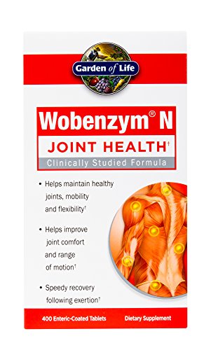 0310539037812 - GARDEN OF LIFE WOBENZYM N, 400 TABLETS (PACKAGING MAY VARY)