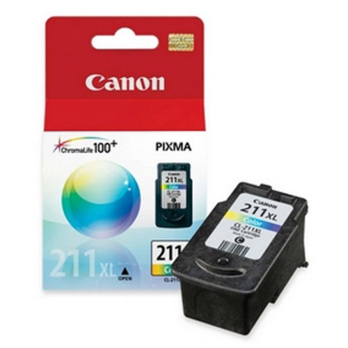 0031112015675 - CANON - CL-211XL EXTRA LARGE COLOR INK INKJET CARTRIDGE FOR PIXMA MP240 AND MP480