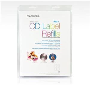 0031112294681 - NEW CD/DVD WHITE MATTE LABELS- 300 (BLANK MEDIA)