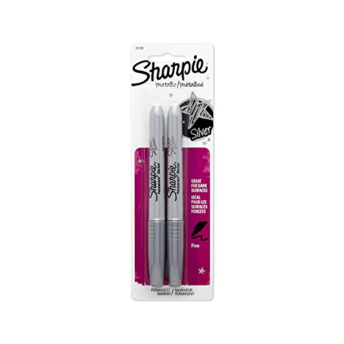 0031113189597 - SHARPIE PERMANENT MARKERS, FINE POINT, METALLIC, 2 PACK (39108PP)