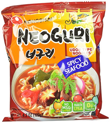 0031146022984 - NONGSHIM NEOGURI SPICY SEAFOOD RAMYUN, 4.2 OUNCE (PACK OF 16)