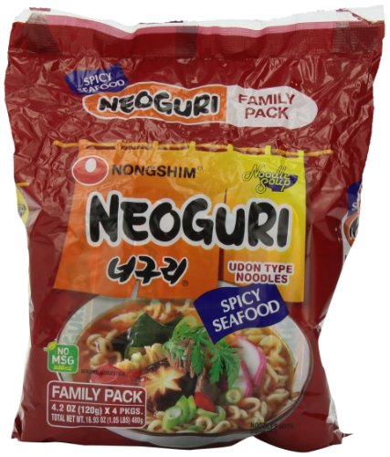 0031146023011 - NONGSHIM NEOGURI SPICY SEAFOOD RAMYUN, 4.2 OUNCE (PACK OF 24)