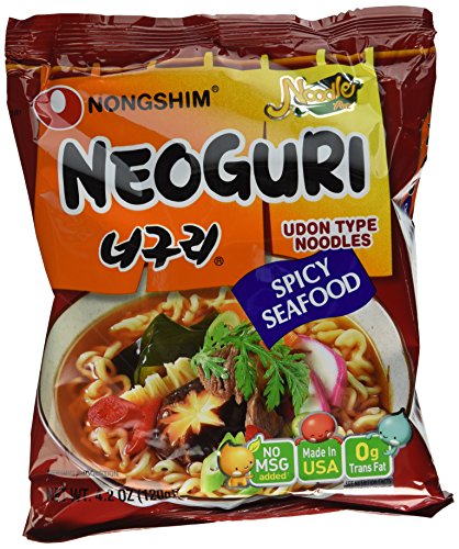 0031146024001 - NONGSHIM NEOGURI NOODLE, SPICY SEAFOOD, 4.2 OUNCE (PACK OF 10)
