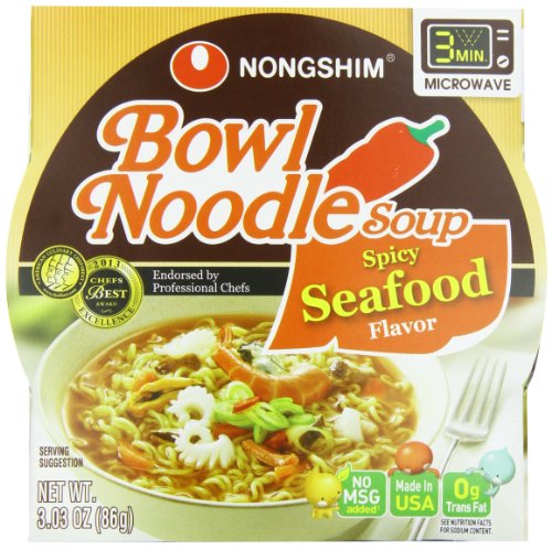 0311462629846 - NONGSHIM SPICY SEAFOOD NOODLE BOWL, 3.03 OUNCE (PACK OF 12)