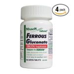 0311845137517 - NATURAL FERROUS GLUCONATE IRON SUPPLEMENT GREEN TABLETS COMPARE TO FERGON 240 MG,1 COUNT